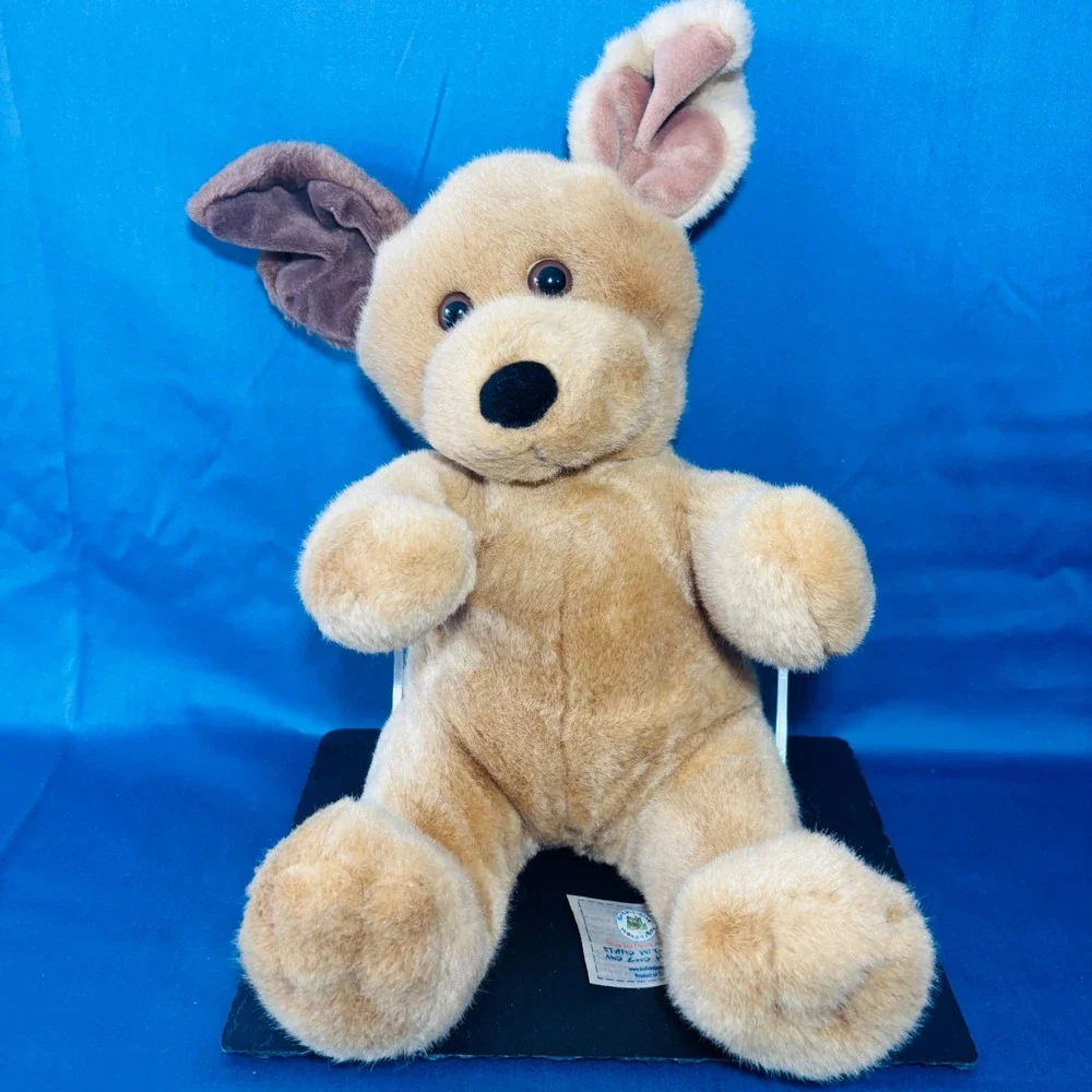 Build-A-Bear Vintage Tan Puppy Dog Plush Brown Floppy Ears 14
